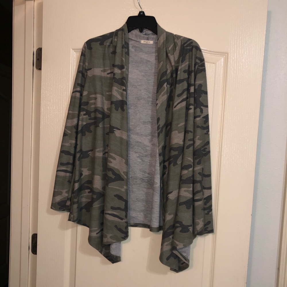 Camo cardigan